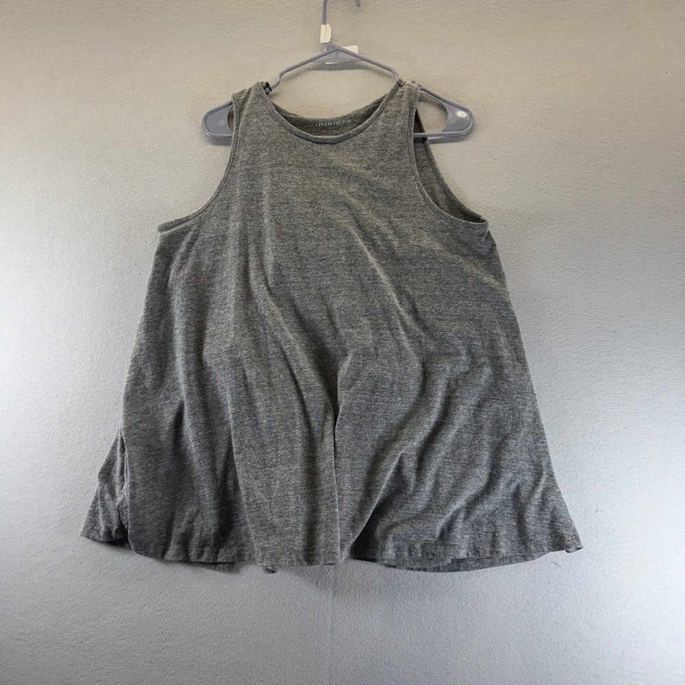 A Pea In The Pod Nursing Tank Top Gray Heather Sleeveless Maternity Large L‎